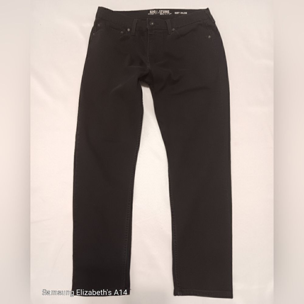 Men's S37 Slim Black‎ Levi's 36/30 Jean's Great Pre-Owned Condition